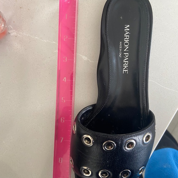 Marion Parke Sandals Size 38M ITALY/7.5US -Grommet NWT $495 - Picture 4 of 5